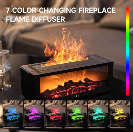 Fireplace Flame Air Diffuser Humidifier