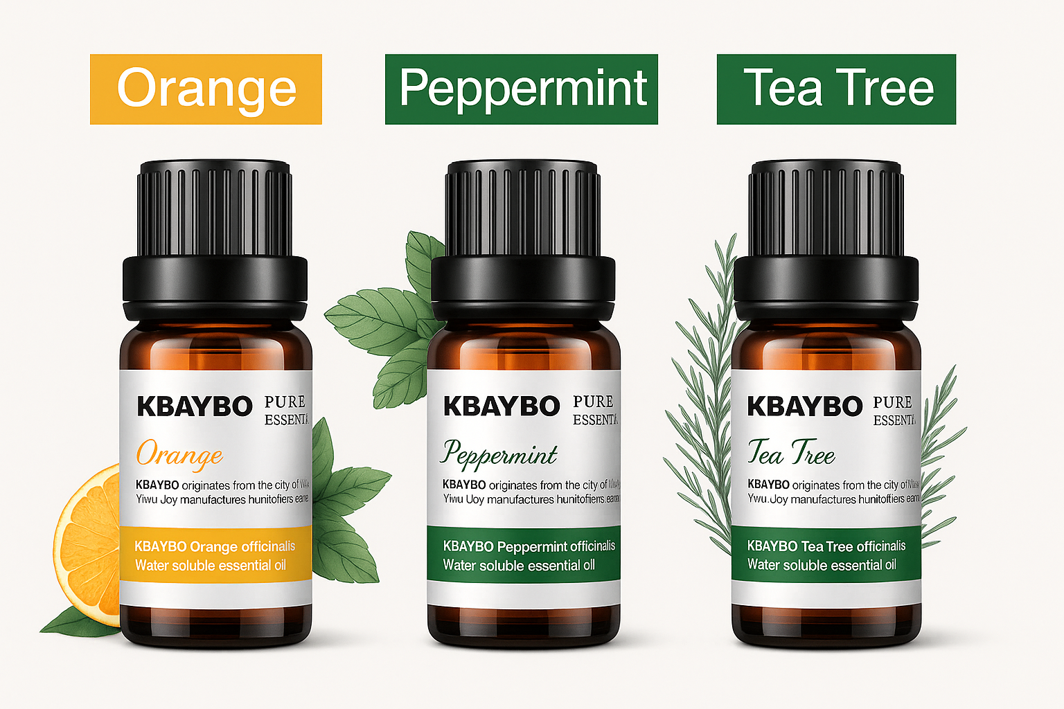 Essential Oils Starter Pack (3 Scents)