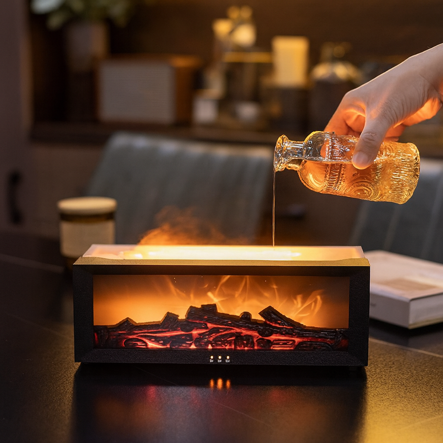 Fireplace Flame Air Diffuser Humidifier